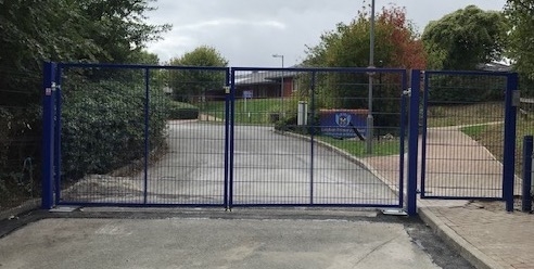 Automated-gates-school-Plymouth