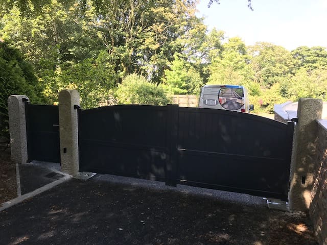 Aluminum Entrance Gates Anthracite Aluminium Gates