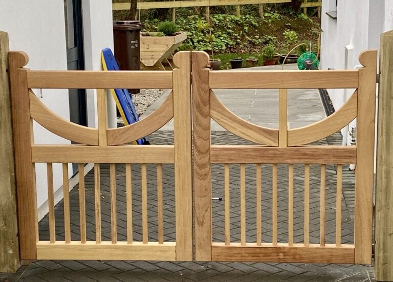 Iroko Hardwood Gates