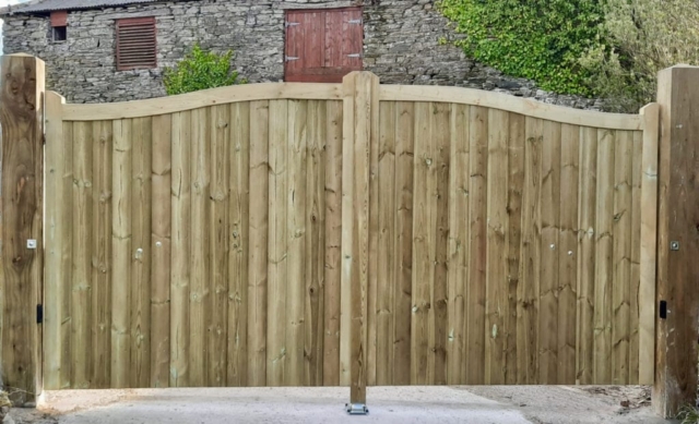 Softwood gates Cornwall