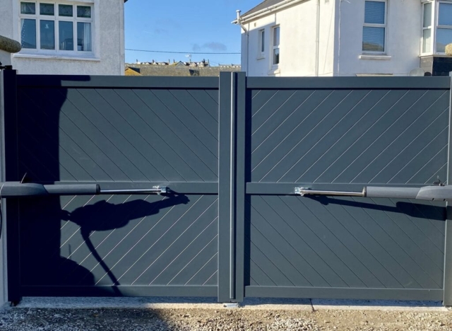 Aluminium Gates Automated Aluminium gates Cornwall